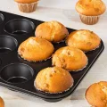 BUĞZ 12 Bölmeli Metal Yapışmaz Muffin Kek Kalıbı