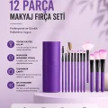 BUĞZ 12li Makyaj Fırça Seti Yumuşak Kıllı Profesyonel Kullanıma Uygun