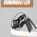  12Lİ Şerit Led Işık RGB Sese ve Müziğe Duyarlı Araç İçi Ayak Altı