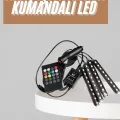  12Lİ Şerit Led Işık RGB Sese ve Müziğe Duyarlı Araç İçi Ayak Altı