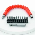 BUĞZ 12 Parça Esnek Bits Uç Seti 300 mm Esnek Şaftlı Tornavida Uç Seti