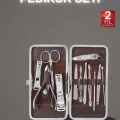 BUĞZ 12 Parça Paslanmaz Çelik Kompakt ve Taşınabilir Manikür Makası Tırnak Makası