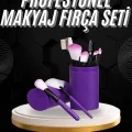 BUĞZ 12 Parça Profesyonel Makyaj Fırçası Far Fırçası Allık Fırçası Yumuşak Kıllı