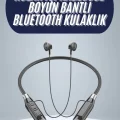 120 Saat Bluetooth Kulaklık Kablolu Boyun Askılı SD Kart Girişli ANC Özellikli