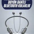  120 Saat Bluetooth Kulaklık Kablolu Boyun Askılı SD Kart Girişli ANC Özellikli
