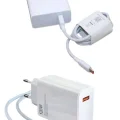  120 Watt Turbo Hızlı Şarj Aleti Seti Hızlı Şarj Adaptörü Beyaz