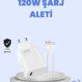 BUĞZ 120 Watt Turbo Şarj Cihazı Xiaomi Redmi Note 10 11 12 Uyumlu