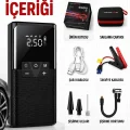 BUĞZ 12000 Mah Akıllı Akü Takviye Ve Dijital Hava Pompası Akım Korumalı