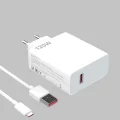 BUĞZ 120W Hızlı Şarj Başlığı Ultra Güçlü Type-C Adaptör Kablo Dahil - Lisinya