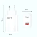  120w Usb Hızlı Type C Uçlu Kablolu Şarj Aleti