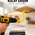 BUĞZ 12’li Akrobat Bits Vidalama Seti Esnek Uç Çok Yönlü Kullanım Yeni Nesil