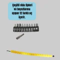 BUĞZ 12’li Akrobat Bits Vidalama Seti Esnek Uç Çok Yönlü Kullanım Yeni Nesil
