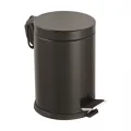 BUĞZ 12lt Siyah Pedallı Metal Çöp Kovası Bx40