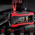 BUĞZ 12V 8A Akıllı Akü Şarj Cihazı 12V 8A LCD Ekranlı Pulse Repair Otomatik Akü Şarj & Desülfatör