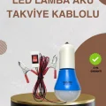 BUĞZ 12V LED Ampul Timsah Kıskaçlı Taşınabilir Aydınlatma