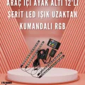 BUĞZ 12V LED Işık Seti – Kumandalı ve Renk Ayarlı