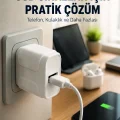 BUĞZ 12W USB Şarj Adaptörü 5V 2.4A Hızlı ve Güvenli Şarj Başlığı