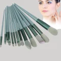 BUĞZ 13lü Fiber Kıllı Yumuşak Makyaj Fırçası Seti Taşınabilir ve Ergonomik Tasarım