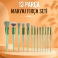 BUĞZ 13 Parça Makyaj Fırça Seti Far Fırçası Allık Fırçası Yumuşak Uçlu