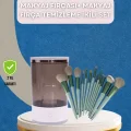 BUĞZ 13 Parça Makyaj Fırça Seti + Otomatik Fırça Temizleyici