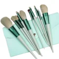  13 Parça Taşınabilir Kılıflı Profesyonel Makyaj Fırça Seti Pudra Allık Fondöten Fırçası