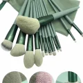  13 Parça Taşınabilir Kılıflı Profesyonel Makyaj Fırça Seti Pudra Allık Fondöten Fırçası
