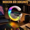BUĞZ 13 Renk Seçenekli Kablosuz Şarj Cihazlı LED Lamba
