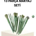 BUĞZ 13’lü Profesyonel Makyaj Fırça Seti – Yumuşak Sentetik Kıllı, Tüm Cilt Tiplerine Uygun