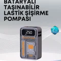  150 PSI Kablosuz Dijital Ekranlı Taşınabilir Araç Lastik Pompası