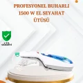  1500W Taşınabilir Buharlı Ütü | Tüm Kumaşlara Uygun, Aksesuar Setli, Kompakt Tasarım
