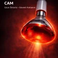 BUĞZ 150W Isıtıcı Ampul Kırmızı Isı Lambası Civciv Kümes Kuluçka E27 Duy Isıtma Ampulü