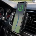 BUĞZ 15W MagSafe Uyumlu Manyetik Araç Şarj Standı | Güçlü Mıknatıslı Telefon Tutucu