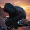 BUĞZ 16 Mod RGB Işıklı Motosiklet Intercom Çift Telefon Destekli