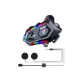 BUĞZ 16 Mod RGB Işıklı Motosiklet Intercom Çift Telefon Destekli