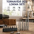 BUĞZ 16 Parça Bits, Adaptör Ve Tornavida Ucu Seti