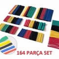  164 Parça Set Isıyla Daralan Makaron Kablo Koruyucu Kılıf