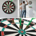 BUĞZ 17 İnç Dart Tahtası 4 Metal Dart Oku
