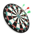 BUĞZ 17 İnç Dart Tahtası Sağlam Ahşap Gövde ve Uzun Ömürlü Kullanım