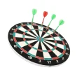 BUĞZ 17 İnç Profesyonel Dart Tahtası Dayanıklı Yapı ve 4 Metal Dart Oku