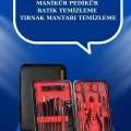 BUĞZ 17 Parça El Ayak Bakım Seti Tırnak Temizleme Manikür Pedikür Cımbız Törpü Tırnak Makası