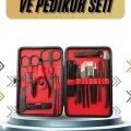 BUĞZ 17 Parça Manikür Pedikür Seti El Ayak Bakım Seti Tırnak Makası Törpü