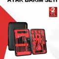 BUĞZ 17 Parça Manikür Seti El ve Ayak Bakımı Törpü Cımbız Tırnak Temizleme