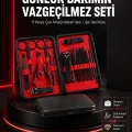 BUĞZ 17 Parçalık Profesyonel Manikür Seti – Paslanmaz Çelik Yeni Nesil