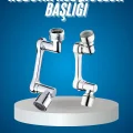  180 Derece Dönebilen Fonksiyonel Paslanmaz Çelik Robotik Kol Musluk Başlığı