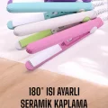 BUĞZ 180°C Isı ve Uzun Süre Kalıcı Düzlük Sağlayan Mini Saç Düzleştirici - Lisinya