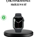 BUĞZ 1.9 İnç Akıllı Saat – Bluetooth 5.0, Kablosuz Şarjlı, IP68 Su Geçirmez Akıllı Saat