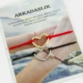 BUĞZ 2 Adet Kalp İp Bileklik
