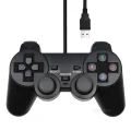 BUĞZ 2 adet siyah bluetooth bağlantılı PC uyumlu titreşimli analog joystick oyun kolu