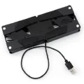 BUĞZ 2 Fanlı Notebook Soğutucu Portatif Katlanabilir Laptop Soğutucu Fan Usbli Stand Bilgisayar Fanı