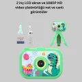  2 inç Ekranlı Çocuk Kamerası – Çizgi Film Efektli ve Müzik Çalar Özellikli